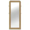 Coaster Fine Furniture 224309 Arini - Cane Weave Full Length Standing Floor Mirror - Sand Wash