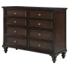 Coaster Fine Furniture 223633 Andover - 8-Drawer Dresser Cabinet - Dark Oak