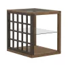 Liberty Furniture 525-OT1020 Liberty Furniture 525-OT1020 Bayhill Trellis - End Table - Honey / Black Metal Accents