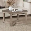 Liberty Furniture 780-OT1011 Proximity Place - Round Cocktail Table - Barley Buff