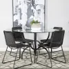 CoasterEveryday 108291 Aviano - Round Metal Dining Table Base - Gunmetal