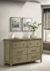 Coaster Fine Furniture 207533 Hazlewood - 6-Drawer Bedroom Dresser Cabinet - Vineyard Oak
