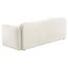 Coaster Fine Furniture 509811 Dorset - Fabric Upholstered Round Track Arm Sofa - White