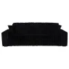 Coaster Fine Furniture 600537PB2 Jacana - RAF Power Sofa Chaise With 2 Piece Pillow, Box 2 of 2 - Black