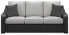 Ashley Furniture P792-838 Ashley Furniture P792-838 Beachcroft - Sofa With Cushion - Black / Light Gray