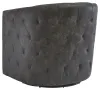Ashley Furniture A3000202 Brentlow - Swivel Accent Chair - Distressed Black
