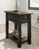 Ashley Furniture T736-107 Tyler Creek - Chair Side End Table - Black / Gray