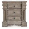 Ashley Furniture B916-93 Blairhurst - Three Drawer Night Stand - Light Grayish Brown