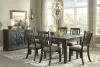 Ashley Furniture D736/25/01(6)/60 Ashley Furniture D736/25/01(6)/60 Tyler Creek - 8 Pc. - Dining Room Table, 6 Side Chairs, Server - Dark Gray