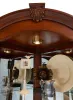 Pulaski Furniture 20671 PFC Curios - Mirrored Corner Curio Cabinet - Warm Cherry Brown