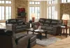 Jackson Furniture Industries 445310-1227/28-3027/28 Grant - Faux Leather Ottoman - Steel