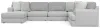 Jackson Furniture Industries 3303/30/72/75-18 Jackson Furniture Industries 3303/30/72/75-18 Logan - 3 Piece Sectional With Comfort Coil Seating And 9 Included Accent Pillows (Left Side Facing Chaise) - Moonstruck