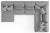 Jackson Furniture Industries 3480/75/30/72-18 Jackson Furniture Industries 3480/75/30/72-18 Titan - 3 Piece Sectional With Comfort Coil Seating And 9 Included Accent Pillows (Left Side Facing Chaise) - Moonstruck