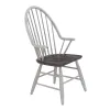 Liberty Furniture 139WH-CD-O7TRS Liberty Furniture 139WH-CD-O7TRS Farmhouse - 7 Piece Trestle Table Set - Two Tone White / Wood Tone