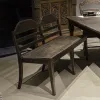 Liberty Furniture 297-C2000B Paradise Valley - Ladder Back Bench - Saddle Brown
