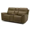 Liberty Furniture 7007CM-23P Cooper - Loveseat With Console P3 & ZG - Camel
