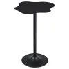 CoasterEssence 182230 Keanu - Curved Cloud-Shaped Bistro Bar Table - Black
