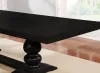 CoasterEssence 121231 Phelps - Extension Leaf Dining Table Distressed Noir - Distressed Nior