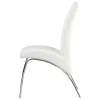 CoasterEssence 121572 Bishop - Upholstered Dining Side Chair (Set of 2) - White