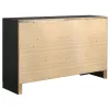 CoasterEveryday 206363 Miranda - 7-Drawer Dresser - Black