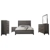 CoasterEveryday 212421KE-S5 Watson - 5 Piece Eastern King Bedroom Set - Gray Oak