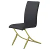 CoasterEssence 105172 Carmelia - Upholstered Dining Side Chairs (Set of 4) - Black