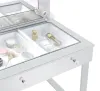 CoasterEssence 935934 Umbridge - 3-Drawer Vanity Set With Lighting - Chrome And White
