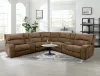 Furniture of America CM9915BR-SECT-PM Apostolos - Power Sectional - Brown