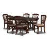 New Classic 40-2541-D6C New Classic 40-2541-D6C Bixby - Dining Table & 6 Chairs - Espresso
