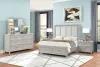 New Classic 00-2442-35N New Classic 00-2442-35N Fiona - 5/0 Queen 5 Piece Bedroom Set (Bed & Dresser & Mirror & 2 Nightstands) - Gray