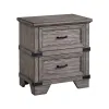 Intercon FG-BR-4902-STE-C Intercon FG-BR-4902-STE-C Forge - Nightstand - Brushed Steel
