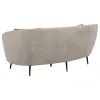 Coaster Fine Furniture 504838 Ellorie - Upholstered Channel Back Curved Loveseat - Beige