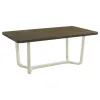 Coaster Fine Furniture 108681 Biloxi - Rectangular Wood Dining Table - Grayish Brown
