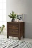 Coaster Fine Furniture 223442 Welsley - 2-Drawer Nightstand Bedside Table - Walnut