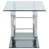 Coaster Fine Furniture 704988-S3 Danville - 3 Piece Glass Top Coffee And End Table Set - Chrome