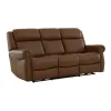 Liberty Furniture 7029VB-33P Liberty Furniture 7029VB-33P Carlton - Sofa P3 & ZG - Vintage Brown