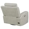 Coaster Fine Furniture 603436PPP Brickston - Triple Power Swivel Glider Recliner - Gray