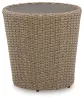 Ashley Furniture P505-706 Danson - Round End Table - Beige