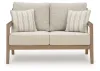 Ashley Furniture P560-835 Hallow Creek - Loveseat With Cushion - Driftwood