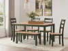 Ashley Furniture D401-325 Ashley Furniture D401-325 Gesthaven - Dining Room Table Set (Set of 6) - Natural / Green