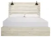Ashley Furniture B192B19 Ashley Furniture B192B19 Cambeck - King Panel Bed With Side Storage Drawers - Whitewash