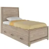 Samuel Lawrence Furniture S496-YBR-K1 River Creek - Twin Panel Bed - River Birch Brown