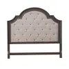 Liberty Furniture 297-BR15HU Paradise Valley - King Upholstered Arched Panel Headboard - Saddle Brown