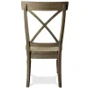 Riverside Furniture 54955 Sonora - X - Back Side Chair (Set of 2) - Snowy Desert