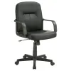 CoasterEveryday 800049 Minato - Upholstered Adjustable Home Office Desk Chair - Black