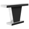 CoasterEssence 951786 Crocus - Rectangular Mirrored Entryway Console Table - Silver