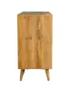 CoasterEssence 953460 Alyssum - 3-Door Mango Wood Accent Cabinet - Natural