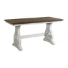Intercon DK-TA-3676G-RFO-C Drake - Counter Table - Rustic White / French Oak