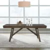 Liberty Furniture 930-DR-TRS Carolina Park - Trestle Table - Amber Brown