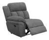 CoasterEssence 609540LR Bahrain - Upholstered LAF Recliner - Charcoal